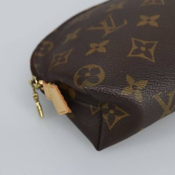 LOUIS VUITTON Monogram Pochette Cosmetic PM Cosmetic Pouch M47515 LV Auth 97655 - Picture 14 of 16